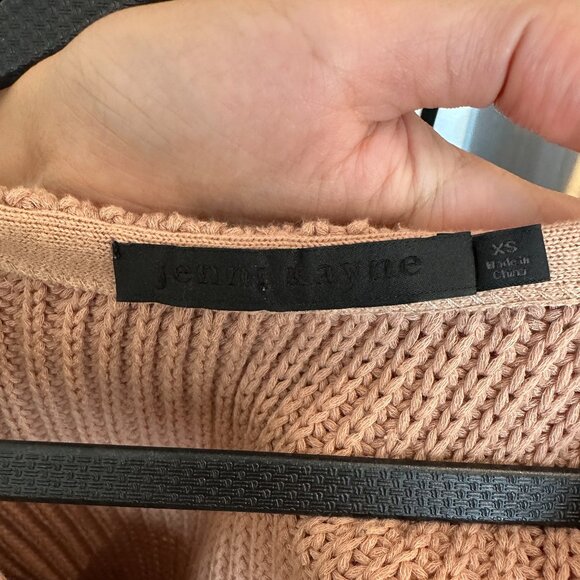 Jenni Kayne Cotton Cabin Sweater in Rose Size XS - Picture 5 of 6